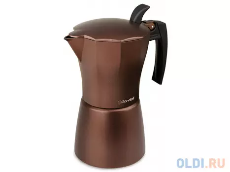 Кофеварка гейзерная Rondell Kortado RDA-995, молотый, 300мл, коричневый (RDA-995)