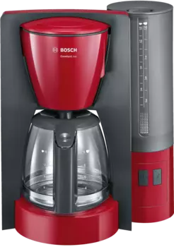 Кофеварка капельная Bosch ComfortLine TKA6A044, 1.2 кВт, кофе молотый, 1.25 л/1.25 л, красный (TKA6A044)