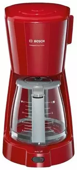 Кофеварка капельная Bosch TKA 3A034, молотый, 1.25л, красный, 1100Вт