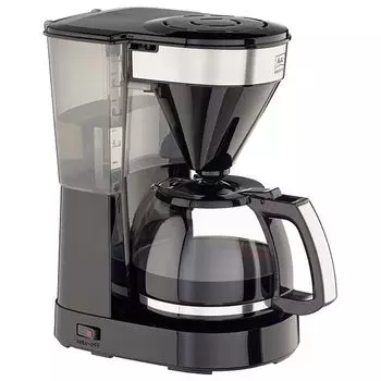 Кофеварка капельная Melitta Easy Top II, молотый, 1.3л/1.38л, черный, 1050Вт (21873)