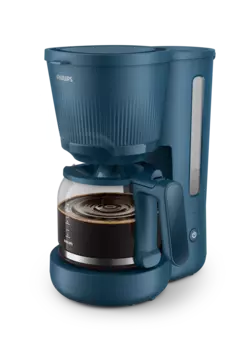 Кофеварка капельная Philips HD7411/70, 1.08 кВт, кофе молотый, 1.32 л/1.25 л, синий (HD7411/70)