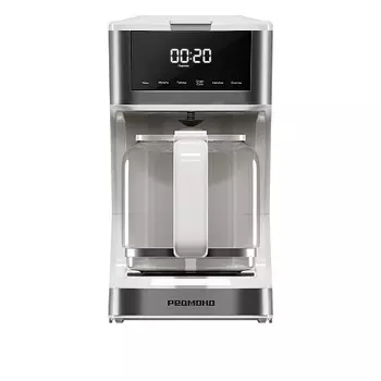 Кофеварка капельная REDMOND CM712, 900 Вт, кофе молотый, 1.7 л/1.7 л, дисплей, белый (CM712)