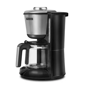 Кофеварка капельная Rondell RDE-1100, 1 кВт, 1.25 л, черный (RDE-1100)