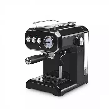 Кофеварка рожковая BQ CM1722, 850 Вт, кофе молотый, 1.75 л, капучинатор, черный