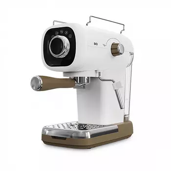 Кофеварка рожковая BQ CM2003, 1.1 кВт, кофе молотый, 600 мл, капучинатор, белый