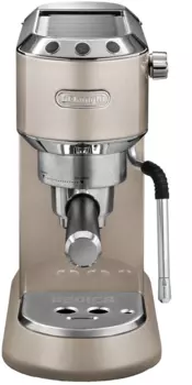 Кофеварка рожковая De'Longhi EC885.BG, 1.3 кВт, кофе молотый, 1.1 л, капучинатор, бежевый (0132106252)