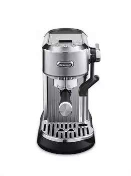 Кофеварка рожковая De'Longhi EC950.M, 1.45 кВт, кофе молотый, 1.6 л, ручной капучинатор, серебристый (EC950.M)