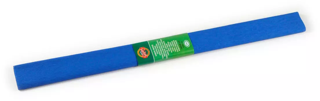 |KOH-I-NOOR| Бумага цветная Koh-I-Noor 9755015001PM синий крепир. 30г/м2 (упак.:10шт) (9755015001PM) [1527564] {9755015001PM}