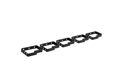 Кольцо кабельное ЦМО, 5-колец, металл черный (СБ-9005-5)