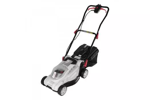 Колесная газонокосилка Ставр ГКА-320/20, электрическая, да, Li-Ion, 20В, ширина скашивания 32см, высота скашивания 25мм-55мм, объем травосборника 30л., 9.5кг, без акб и зу (ст320-20гка)