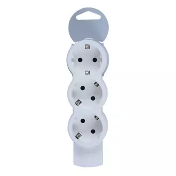 Колодка удлинителя Legrand 3X2К+З 3-розетки, 16A, с/з, белый (695004)