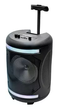 Колонка портативная SmartBuy DRUM 2, 15Вт, FM, AUX, USB, microSD, Bluetooth, подсветка, черный (SBS-5140)