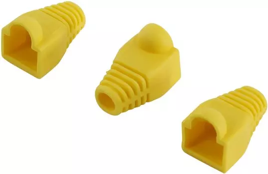 Колпачок изолирующий RJ-45, 100 шт., желтый, 5bites (US016-YE)