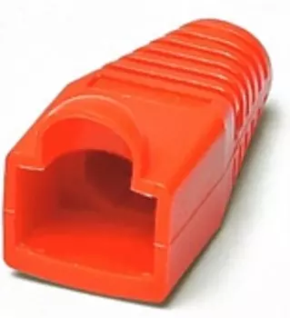 Колпачок изолирующий RJ-45 10шт, красный, Hyperline (BOOT-RD-10)