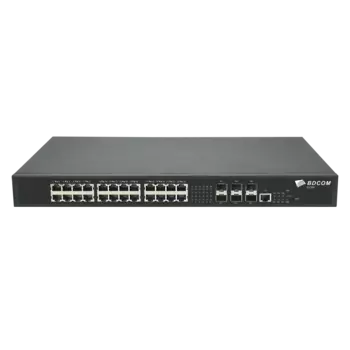 Коммутатор BDCom S5700-24EP6X, управляемый, кол-во портов: 24x2.5 Гбит/с, кол-во SFP/uplink: SFP+ 6x10 Гбит/с, установка в стойку, PoE: 24x30 Вт (макс. 740 Вт) (S5700-24EP6X)