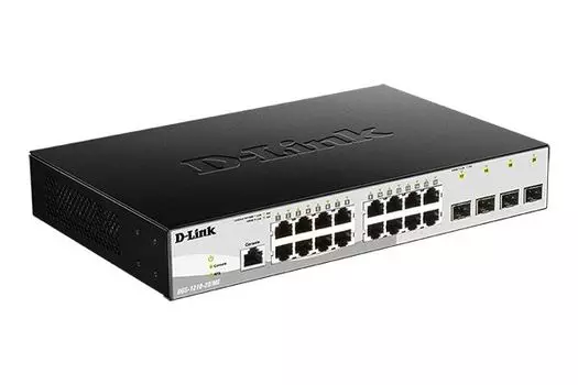 Коммутатор D-Link DGS-1210-20/ME, управляемый, кол-во портов: 16x1 Гбит/с, кол-во SFP/uplink: SFP 4x1 Гбит/с, установка в стойку (DGS-1210-20/ME/B1A)