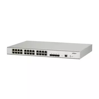 Коммутатор DAHUA DH-PFS5428-24GT, управляемый, кол-во портов: 24x1 Гбит/с, кол-во SFP/uplink: SFP+ 4x10 Гбит/с, установка в стойку (DH-PFS5428-24GT)