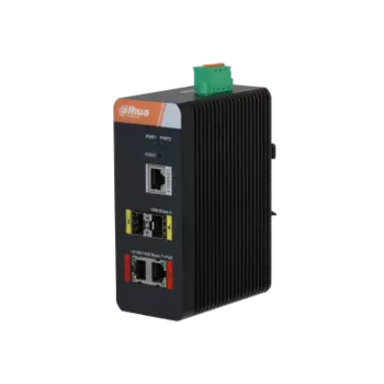Коммутатор DAHUA IS4204-2GT-120, управляемый, кол-во портов: 2x1 Гбит/с, кол-во SFP/uplink: SFP 2x1 Гбит/с, на DIN-рейку, PoE:2x90 Вт (макс. 120 Вт) (DH-IS4204-2GT-120)