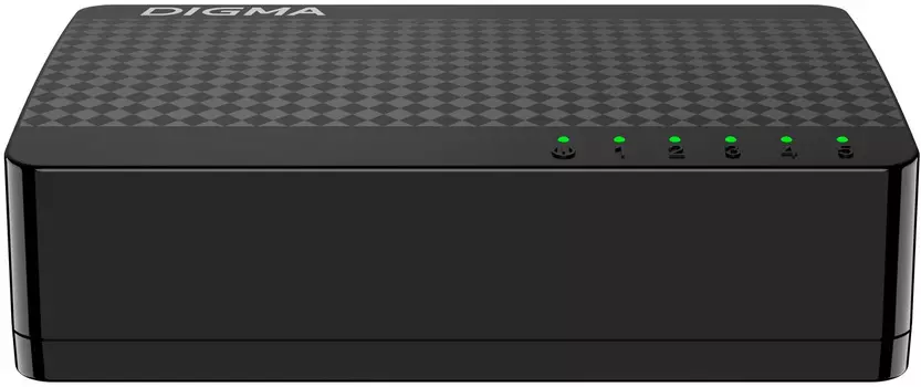 Коммутатор Digma DSW-105GEV2, кол-во портов: 5x1 Гбит/с (DSW-105GEV2)