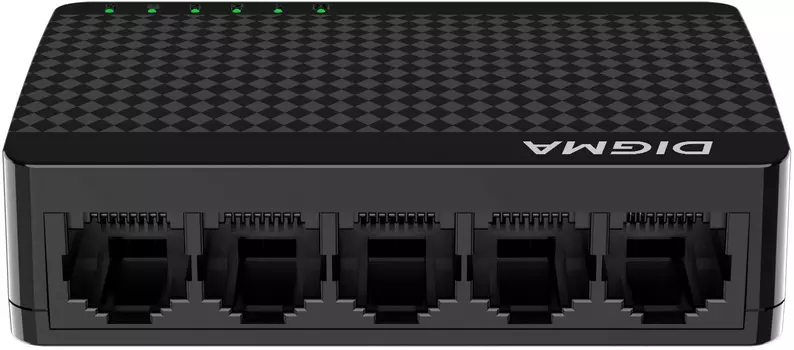 Коммутатор Digma DSW-305FE, кол-во портов: 5x100 Мбит/с