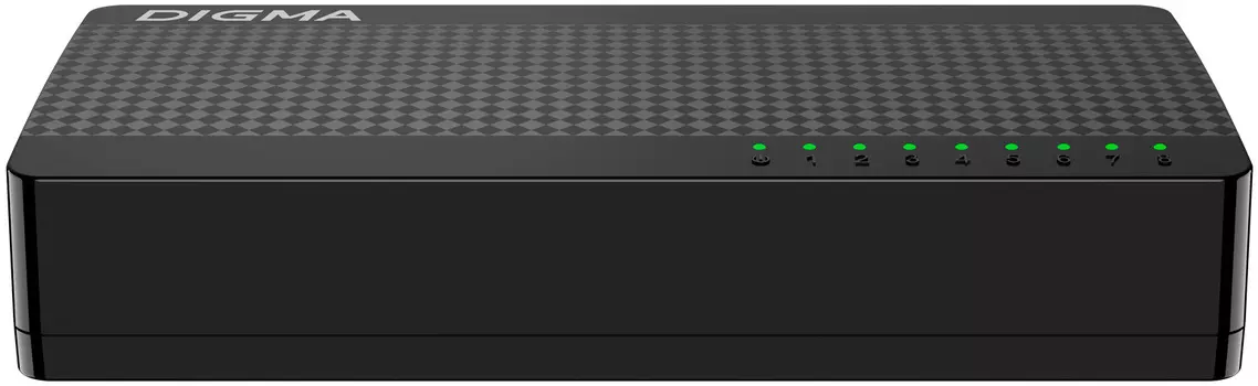 Коммутатор Digma DSW-308FE, кол-во портов: 8x100 Мбит/с