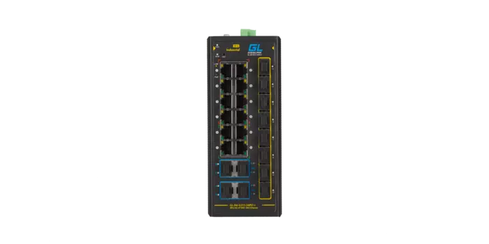 Коммутатор GigaLink GL-SW-G311-24PST-I, управляемый, кол-во портов: 12x1 Гбит/с, SFP 8x1 Гбит/с, кол-во SFP/uplink: SFP+ 4x10 Гбит/с, PoE: 8x30Вт (GL-SW-G311-24PST-I)