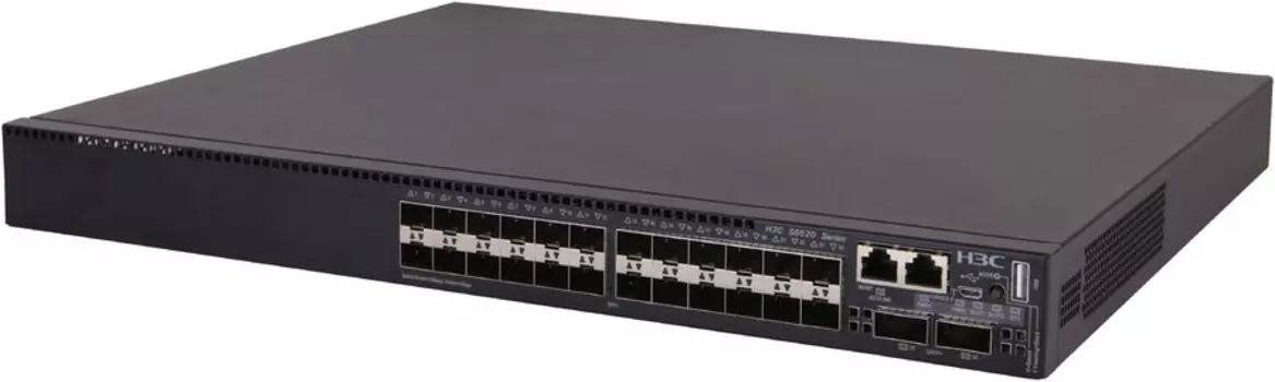 Коммутатор H3C LS-6520X-30QC-EI-GL, управляемый, кол-во портов:, SFP+ 24x10 Гбит/с, кол-во SFP/uplink: QSFP+ 2x40 Гбит/с, установка в стойку (LS-6520X-30QC-EI-GL)
