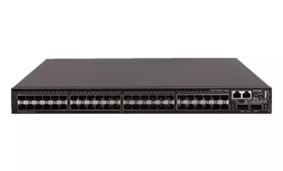 Коммутатор H3C S6520X-54HC-EI, управляемый, кол-во портов: SFP+ 48x10 Гбит/с, кол-во SFP/uplink: QSFP28 2x100 Гбит/с, установка в стойку (LS-6520X-54HC-EI-GL)