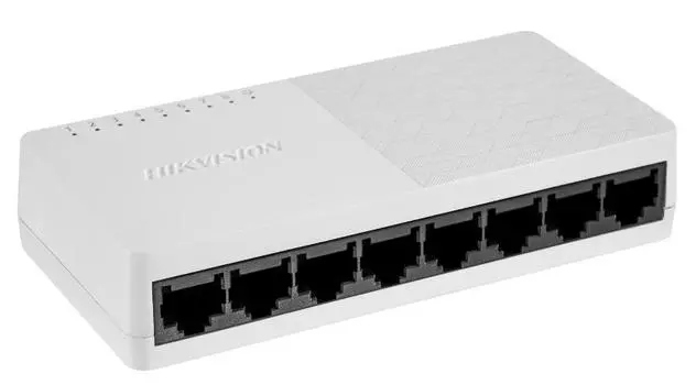 Коммутатор Hikvision DS-3E0108D-O, кол-во портов: 8x100 Мбит/с (DS-3E0108D-O)
