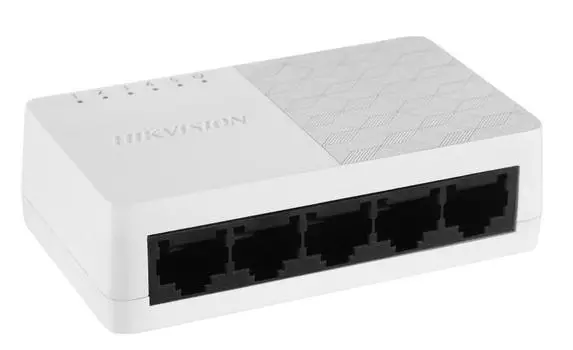 Коммутатор Hikvision DS-3E0505D-O, кол-во портов: 5x1 Гбит/с (DS-3E0505D-O)