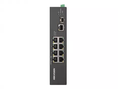 Коммутатор Hikvision DS-3T0310HP-E/HS, кол-во портов: 8x100 Мбит/с, SFP 1x1 Гбит/с, PoE (макс. 110Вт) (DS-3T0310HP-E/HS)