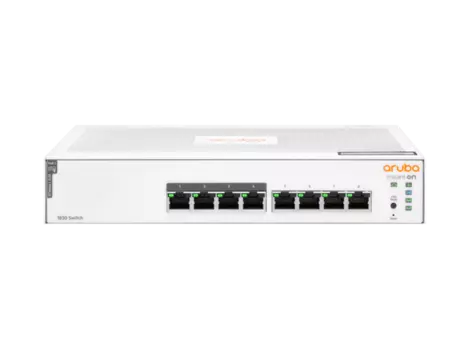 Коммутатор HPE Aruba Instant On 1830, управляемый, кол-во портов: 8x1 Гбит/с, PoE: 4x15.4 Вт (макс. 65 Вт) (JL811A)
