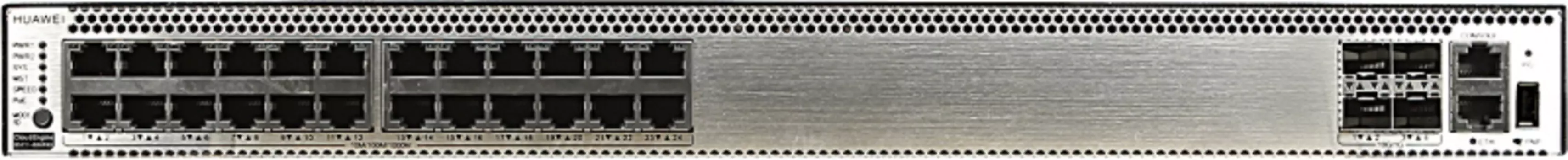 Коммутатор Huawei CloudEngine S5731-S24P4X, управляемый, кол-во портов: 24x1 Гбит/с, кол-во SFP/uplink: SFP+ 4x10 Гбит/с, установка в стойку, PoE: 24x30Вт (макс. 720Вт) (02353ANX-SET1)