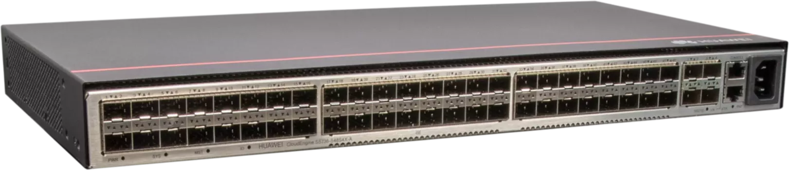 Коммутатор Huawei CloudEngine S5736-S48S4X-A, кол-во портов:, SFP 48x1, кол-во SFP/uplink: SFP+ 4x10 Гбит/с, установка в стойку (98011606-88037BNL)