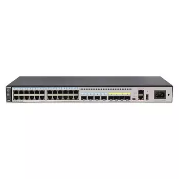 Коммутатор Huawei S5720-32X-EI-AC, управляемый, кол-во портов: 20x1 Гбит/с, кол-во SFP/uplink: 8x10 Гбит/с, установка в стойку (02359586)