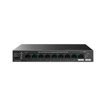 Коммутатор IP-Com G1110PF-8-120W, кол-во портов: 8x1 Гбит/с, кол-во SFP/uplink: combo RJ-45/SFP 2x1 Гбит/с, PoE: 8x30 Вт (макс. 102 Вт) (G1110PF-8-120W)