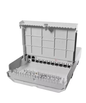 Коммутатор MikroTik netFiber 9, управляемый, кол-во портов: 1x1 Гбит/с, SFP 5x1 Гбит/с, кол-во SFP/uplink: SFP+ 4x10 Гбит/с (CRS310-1G-5S-4S+OUT)