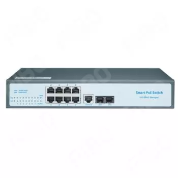 Коммутатор Noname SG2510P, управляемый, кол-во портов: 8x1 Гбит/с, кол-во SFP/uplink: SFP 2x1 Гбит/с, PoE: 8x30 Вт (макс. 120 Вт) (SG2510P)