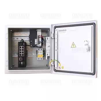 Коммутатор Osnovo OS-331(SW-60812/I), кол-во портов: 6x1 Гбит/с SFP 2x1, PoE: 6x60 Вт (макс. 240 Вт) (OS-331(SW-60812/I))