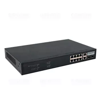 Коммутатор Osnovo SW-62444(400W), кол-во портов: 24x100 Мбит/с, кол-во SFP/uplink: combo RJ-45/SFP 4x1 Гбит/с, установка в стойку, PoE: 24x60 Вт (макс. 385 Вт)