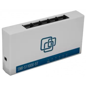 Коммутатор SNR S1100G-5T, кол-во портов: 5x10/100/1000 ( SNR-S1100G-5T)