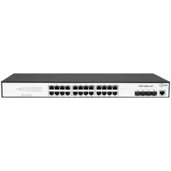 Коммутатор SNR S2962-24T, управляемый, кол-во портов: 20x100 Мбит/с SFP 4x1, RJ-45 4x1 Гбит/с (SNR-S2962-24T)