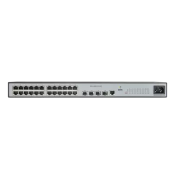 Коммутатор SNR S2982G-24TE-DC, управляемый, кол-во портов: 24x1 Гбит/с, кол-во SFP/uplink: SFP 4x1 Гбит/с, установка в стойку (SNR-S2982G-24TE-DC)