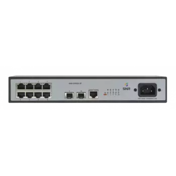 Коммутатор SNR S2982G-8T, управляемый, кол-во портов: 8x1 Гбит/с, кол-во SFP/uplink: SFP 2x1 Гбит/с (SNR-S2982G-8T)