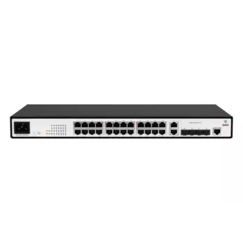 Коммутатор SNR S2985G-24TC-DC, управляемый, кол-во портов: 24x1 Гбит/с combo RJ-45/SFP 2x1, кол-во SFP/uplink: SFP 2x1 Гбит/с, установка в стойку (SNR-S2985G-24TC-DC)