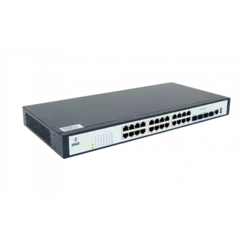 Коммутатор SNR S2989G-24TX, управляемый, кол-во портов: 24x1 Гбит/с SFP+ 4x10, установка в стойку (SNR-S2989G-24TX)