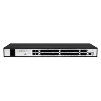 Коммутатор SNR S5210G-24FX-RPS, управляемый, кол-во портов: combo RJ-45/SFP 24x1, кол-во SFP/uplink: SFP+ 4x10 Гбит/с, установка в стойку (SNR-S5210G-24FX-RPS)