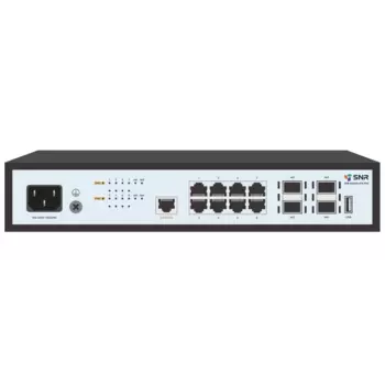 Коммутатор SNR S5210G-8TX-POE, управляемый, кол-во портов: 8x1 Гбит/с, кол-во SFP/uplink: SFP+ 4x10 Гбит/с, установка в стойку, PoE: 8x30 Вт (макс. 125 Вт) (SNR-S5210G-8TX-POE)