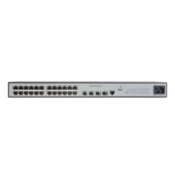Коммутатор SNR SNR-S2982G-24TE-UPS, управляемый, кол-во портов: 24x1 Гбит/с, кол-во SFP/uplink: SFP 4x1 Гбит/с, установка в стойку (SNR-S2982G-24TE-UPS)