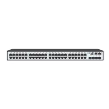 Коммутатор SNR, управляемый, кол-во портов: 48x1 Гбит/с, кол-во SFP/uplink: SFP+ 4x10 Гбит/с, установка в стойку (SNR-S2989G-48TX-DC)